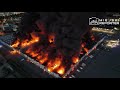 Гигантский пожар торгового центра в Варшаве. Видео Miejski Reporter