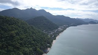 White Sand beach. Drone View. Koh Chang. Thailand. Ко Чанг. Вайт сэнд бич.