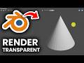 Blender: How To Render Transparent Images