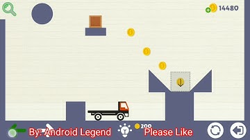 Brain physics map 1 level 161, 3 stars Android solution