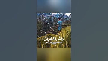وبشر الصابرين - الشيخ فارس عباد حالات واتس اب دينية قصيرة قران كريم تلاوة خاشعة ومؤثرة بصوت جميل جدا