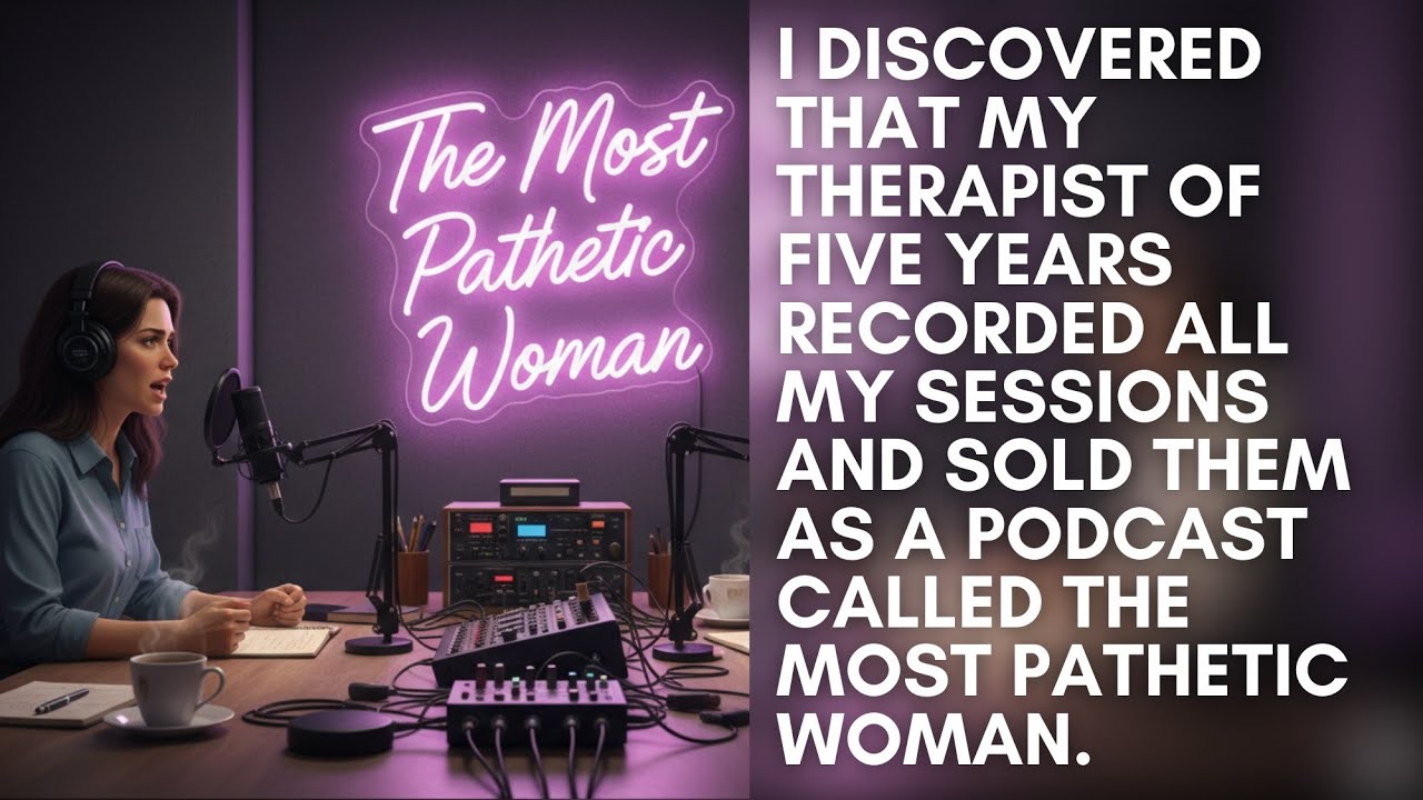 I discovered that my therapist of five years recorded all my sessions and sold them as a podcast...