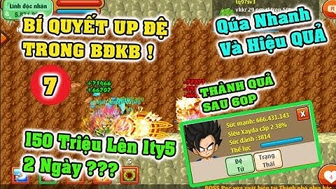 Ngọc Rồng Online - Đây mới là cách up đệ tử từ 150tr lên 1ty5 nhanh nhất !