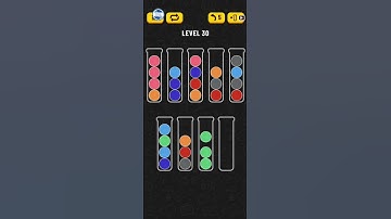 BALL SORT PUZZLE | LEVEL 30 | MOBILE GAMEPLAY | OFFLINE - ONLINE GAME