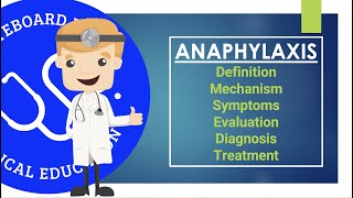 Anaphylaxis - Definition, Mechanism, Symptoms, Evaluation, Diagnosis, Treatment