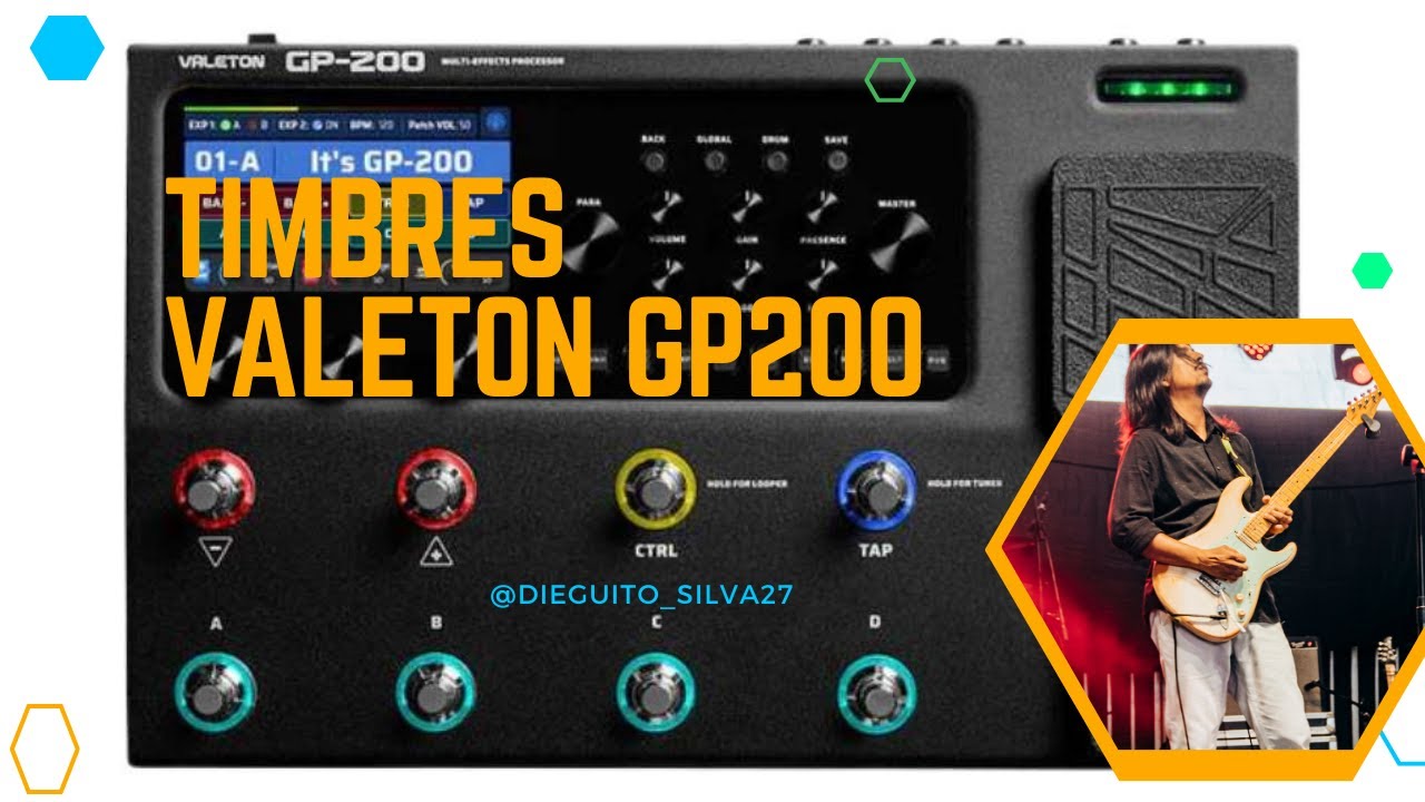 Set Up 2024 Valeton GP 200 Timbres - YouTube