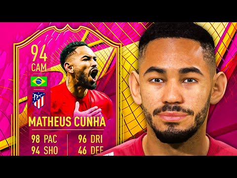 5⭐ SKILL MOVES! ? 94 Futties Matheus Cunha Player Review - FIFA 22 Ultimate Team