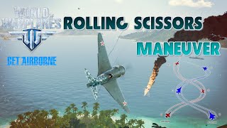 World of Warplanes: Rolling Scissors maneuver