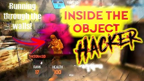 HACKER IN BULLET FORCE - INSIDE THE OBJECTS HACK (Hacker Caught on Tape!)