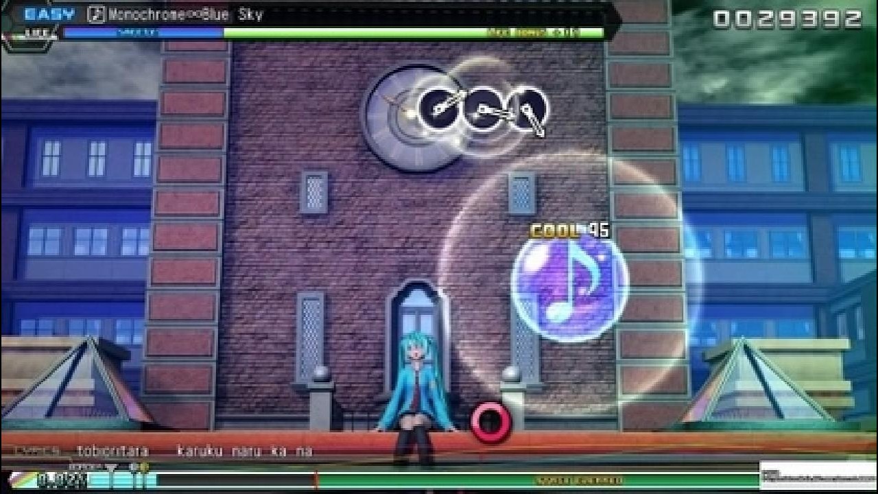 Hatsune Miku: Project DIVA Future Tone - Monochrome Blue Sky (Easy