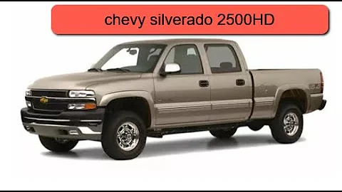 2001 CHEVY SILVERADO 2500HD