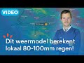 Dit weermodel is wel zeer extreem met regen voor komende 2448uur