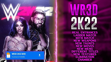 WR3D 2K22 NEW MOD RELEASED FOR ANDRIOD WITH MANY NEW FEATURES