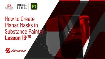 How to create Planar Masks in Substance Painter? | Lesson 13 of 25 | Substance Painter Full Course