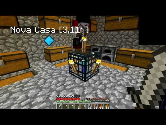 Vida Minecraft - Farm automática de Cana de Açúcar - #21 - Vídeo