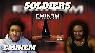 EMINEM - SOLDIERS (FIRST TIME REACTION)