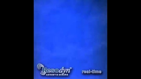 Fumed Silica and Sand Real Time Mixing on a ResonantAcoustic Mixer (RAM)