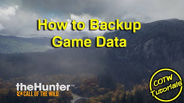 theHunter: Call of the Wild - How to Backup Game Data