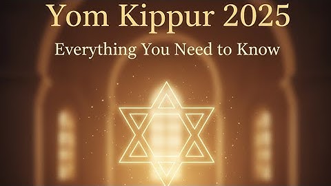 Yom Kippur 2025 Explained: Greetings, Meaning & Traditions