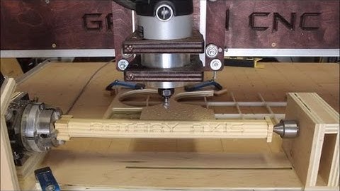 Wrapping Text With My Rotary Axis On My Gatton CNC