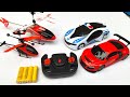 Unboxing RC 1:24 Speed Car's | Remote Control Police Cars | RC Rechargebule HELICOPTERS flying