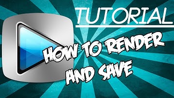 How to Render/Save a video in Sony Vegas Pro 12/13. 2017