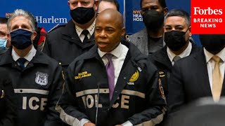 NYC Officials Provide Update On Shooting That Killed 1 NYPD Officer, Critically Wounded Another