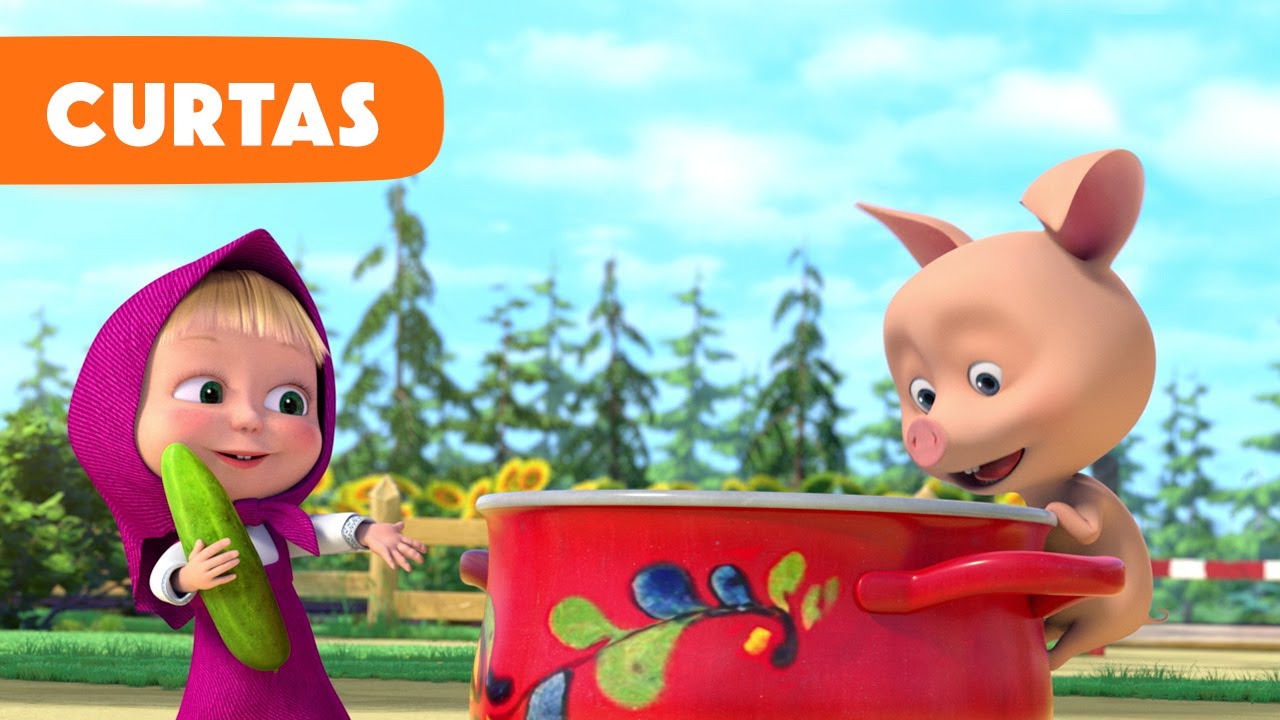 Masha e o Urso 💥 CURTAS 🤝 Vá lá, vamos partilhar 💖 (Episódio 20 ...