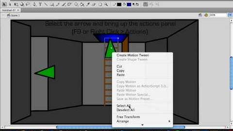 How to make an escape game in Flash CS4, CS5 (Part 2)