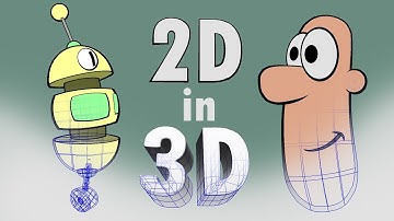 2D in 3D – Hand drawn animation methods in Maya.