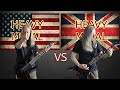 USA Heavy Metal VS British Heavy Metal  (Ultimate Guitar Riffs Battle)