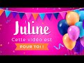 Joyeux anniversaire juline 