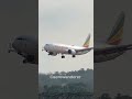 ETHIOPIAN AIRLINES B737MAX8 landing at Chennai Airport #shorts #aviation #plane #b737 #chennai