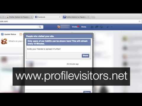 Profile visitor for facebook inside chrome -