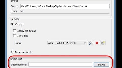 FLV or 3GP File convert to mp4  with VLC player