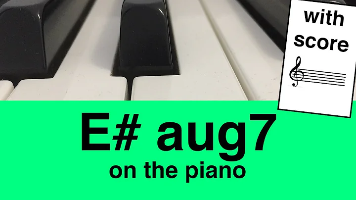 E# aug7 (E#7#5) chord piano