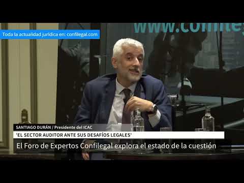 Entrevista a Santiago Durán, presidente del Instituto de Contabilidad y Auditoría de Cuentas (ICAC)