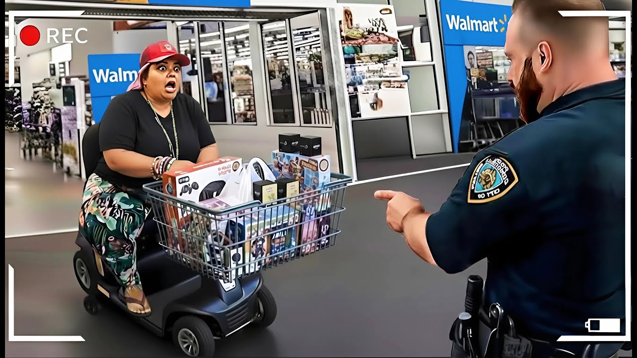 Cops vs Dumbest Shoplifters Running a Skip-Scan Scam at Walmart - YouTube