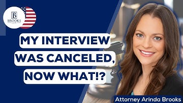 My interview was canceled, now what!?