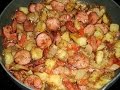 How to cook potatoes and sausage