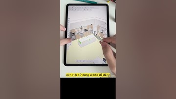 Vẽ 3D SketchUp trên iPad #shorts
