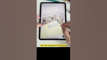 Vẽ 3D SketchUp trên iPad #shorts