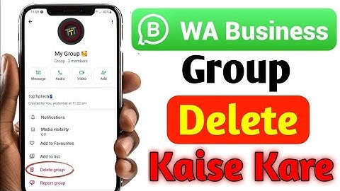 WhatsApp Group Delete Kaise Kare | How to delete whatsapp group | Whatsapp Group Delete Kare 
