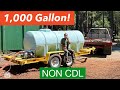 V-belts new 1,000 gallon water wagon. Great score