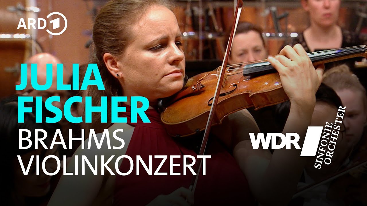 Брамс - Концерт для скрипки | Юлия Фишер | Кристиан Мачелару | Симфонический оркестр WDR