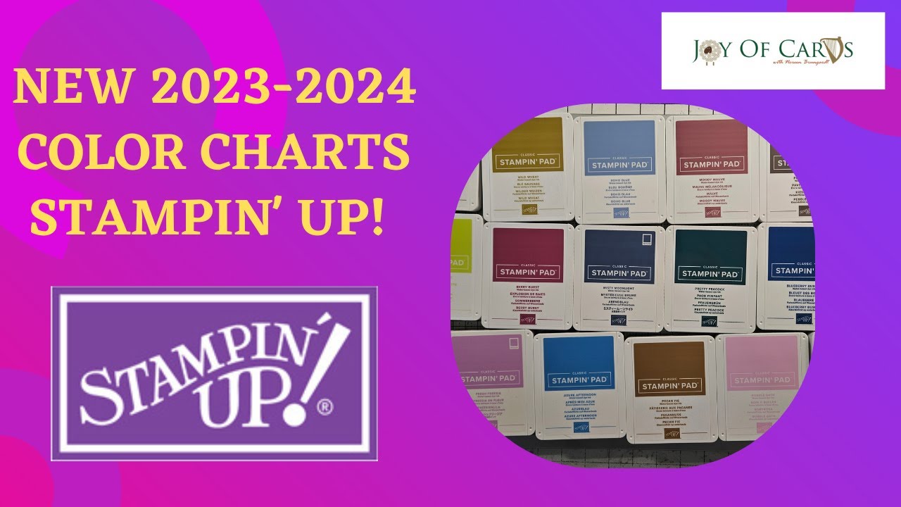New 20232024 Color Charts for Stampin' Up! StampinUp 