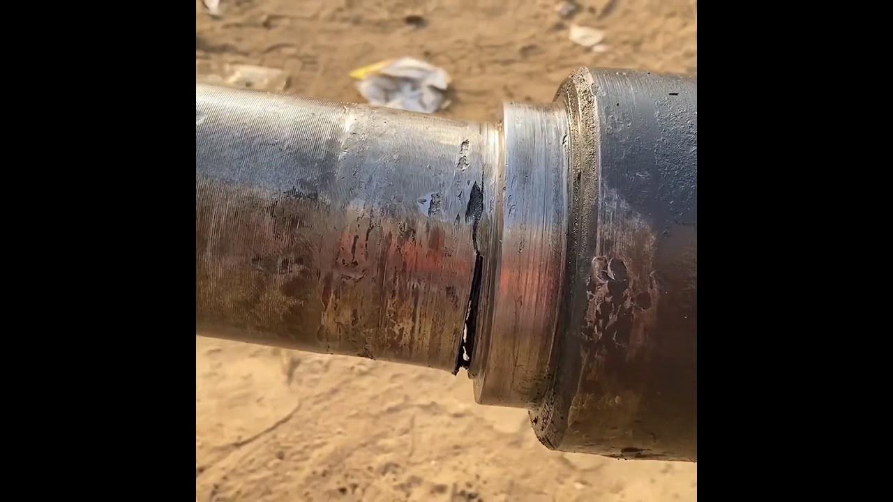 How To Rebuild Trailer Cracked Axle with Ingenious Technique YouTube