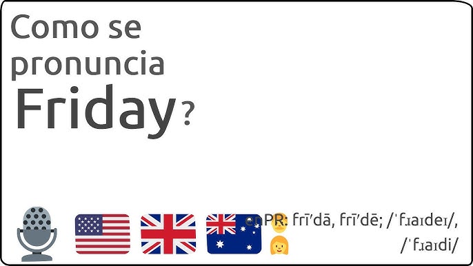 Como se pronuncia Tuesday en ingles 🇺🇸 🇬🇧 🇦🇺 