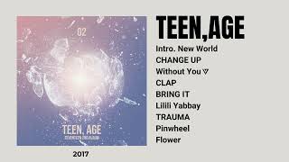 SEVENTEEN (세븐틴) 2nd Album "Teen,Age" playlist