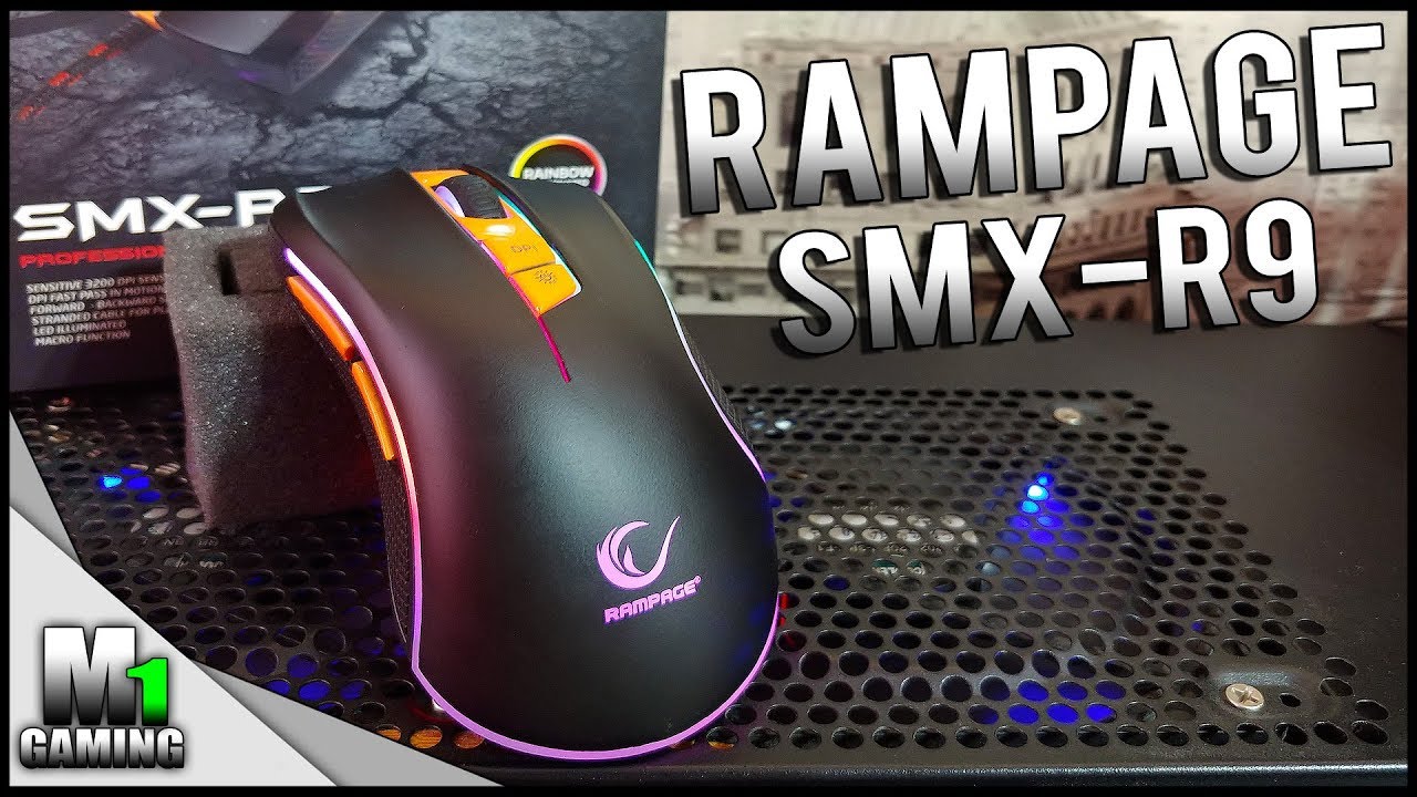 Rampage Smx R9 Professional Gaming Mouse Review Youtube